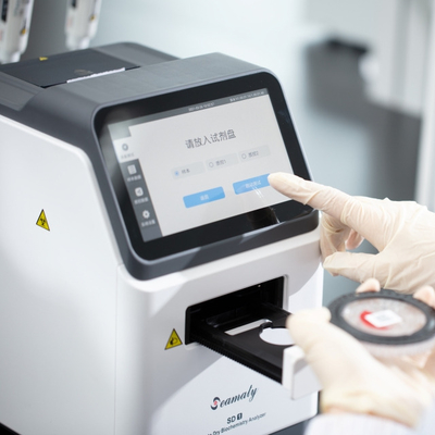 Macchina biochimica asciutta dell'analisi del sangue dell'analizzatore di biochimica automatica completa asciutta medica di Seamaty SD1 200mm (L)*252mm (W)*299mm (H)